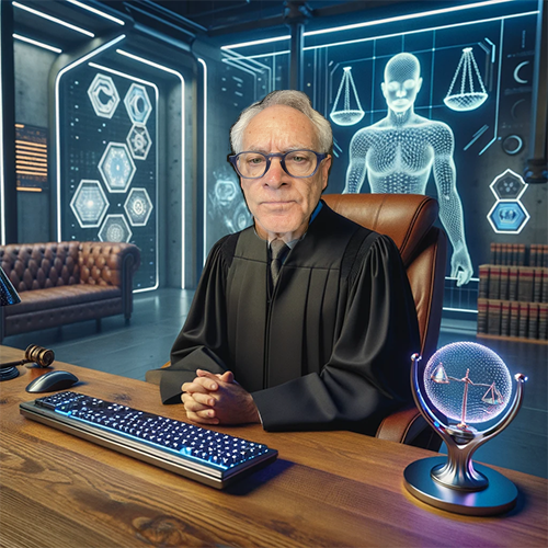 Ralph Losey in judicial robes